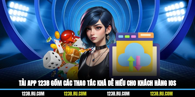 Tải app 123B gồm các thao tác khá dễ hiểu cho khách hàng iOS