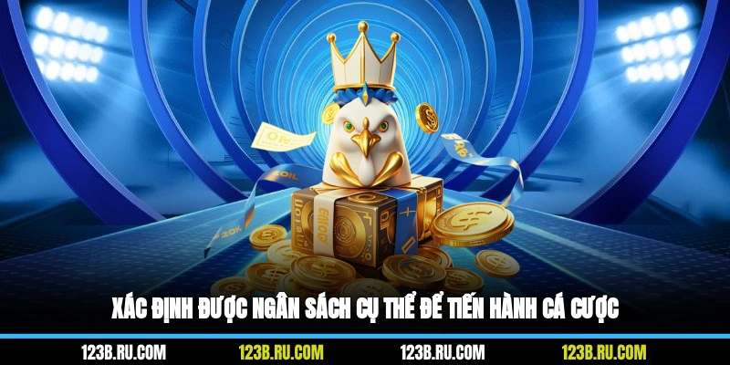 Xác định được ngân sách cụ thể để tiến hành cá cược